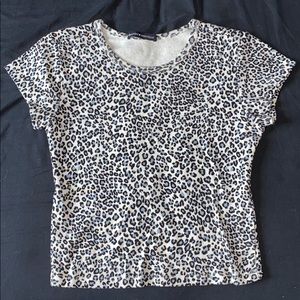 Blue cheetah top